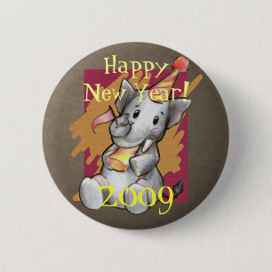 Party Elephant Button