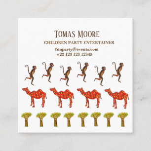 Party Entertainer  Business Cards