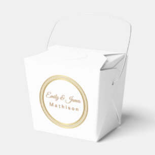 Party Favour Box-Gold Eternal Circle Box