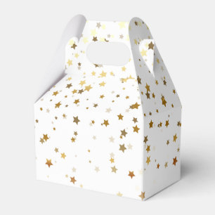 Party Favour Box-Gold Stars Favour Box