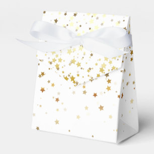 Party Favour Box-Gold Stars Favour Box
