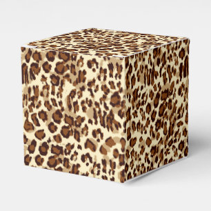 Party Favour Box-Leopard Print Box