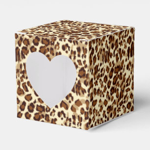Party Favour Box-Leopard Print Box