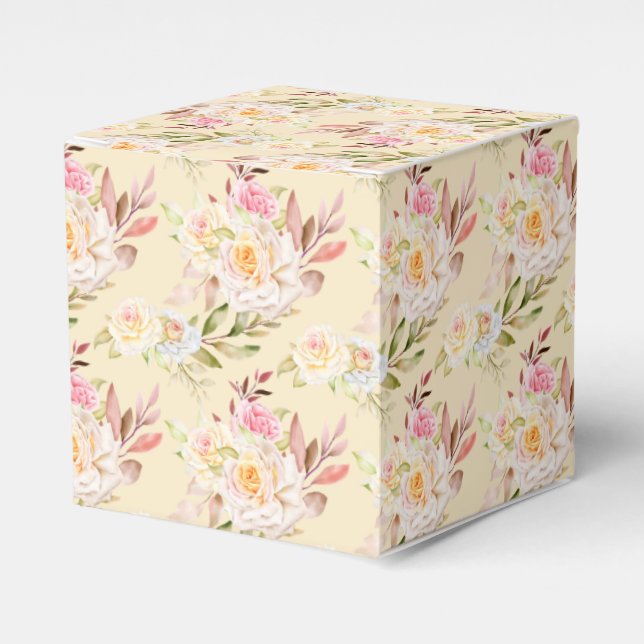 Party Favour Box Roses (Front Side)