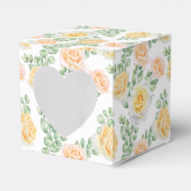 Party Favour Box Roses (Front Side)