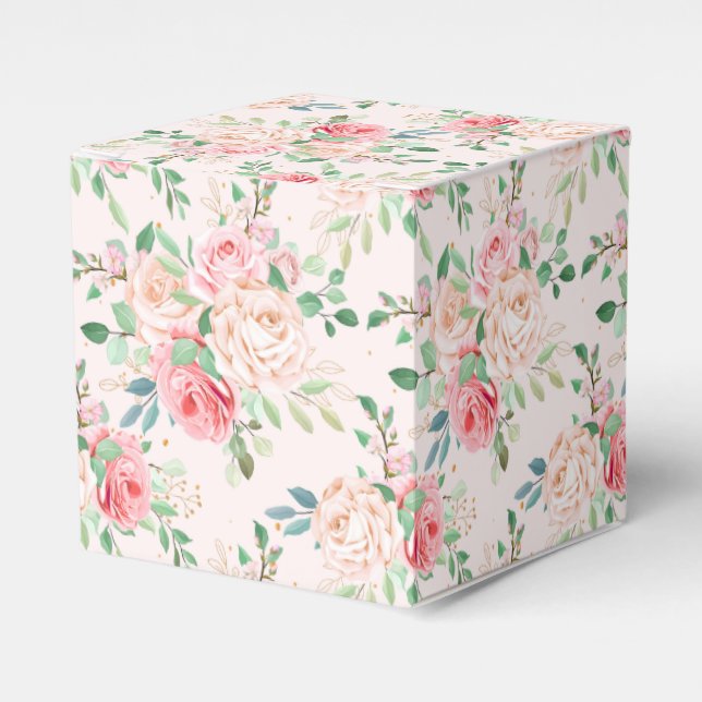 Party Favour Box Roses (Front Side)