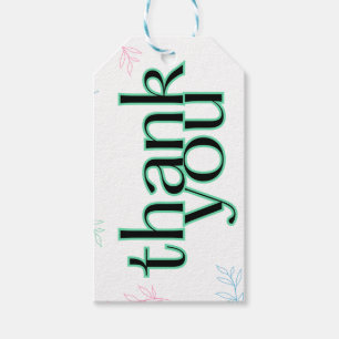 Party Favour Gift Tags, Custom Thank You Message Gift Tags