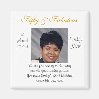 Party Favour Magnet