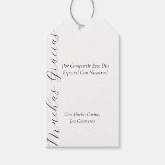 party favour tags in spanish