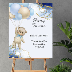 Party Favour Take One We Can Bearly Wait Poster