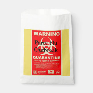 Party Flu Favour Bags