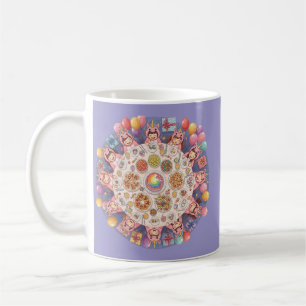 Party for Children with a Unicorn Theme Coffee Mug