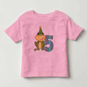 Party Frog 5th Birthday T-shirts and Gifts