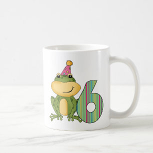 Party Frog 6th Birthday T-shirts and Gifts Coffee Mug