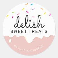 PARTY FROSTING DRIPS cute sprinkles white pink
