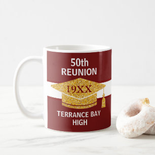 Party! Fun class reunion School colours coffee mug