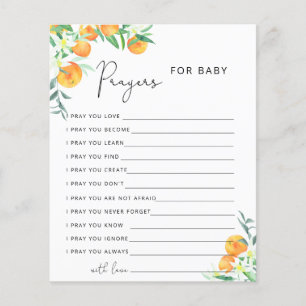 Party game   prayers for baby