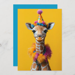 Party Giraffe Extravaganza Invitation
