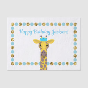 Party Giraffe Tissue Paper