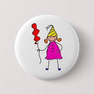 Party Girl 6 Cm Round Badge