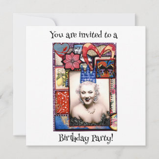 Party Girl Birthday Party Invitation