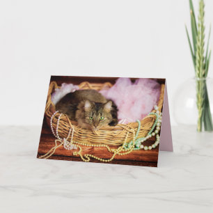 party girl greeting card