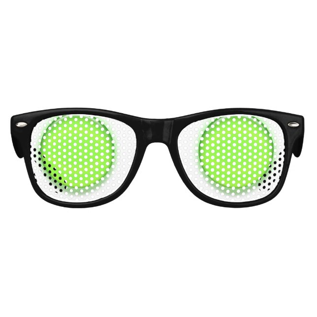 Party Glasses - Green Irises (Front)