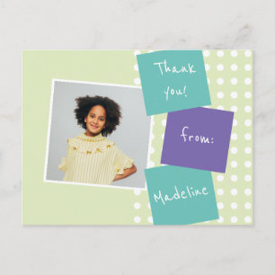 Party Graduation Cute Thank You Postcard