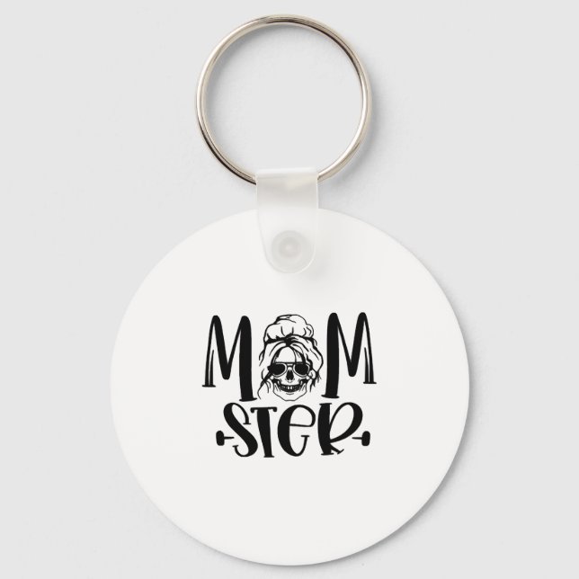 Party Halloween Momster Halloween Key Ring (Front)