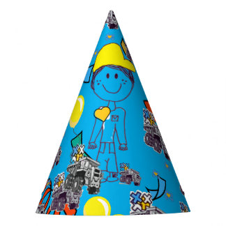 Party Hat-FIFO SON + DUMP TRUCK Party Hat
