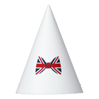 Party Hat - Union Jack Bow Tie