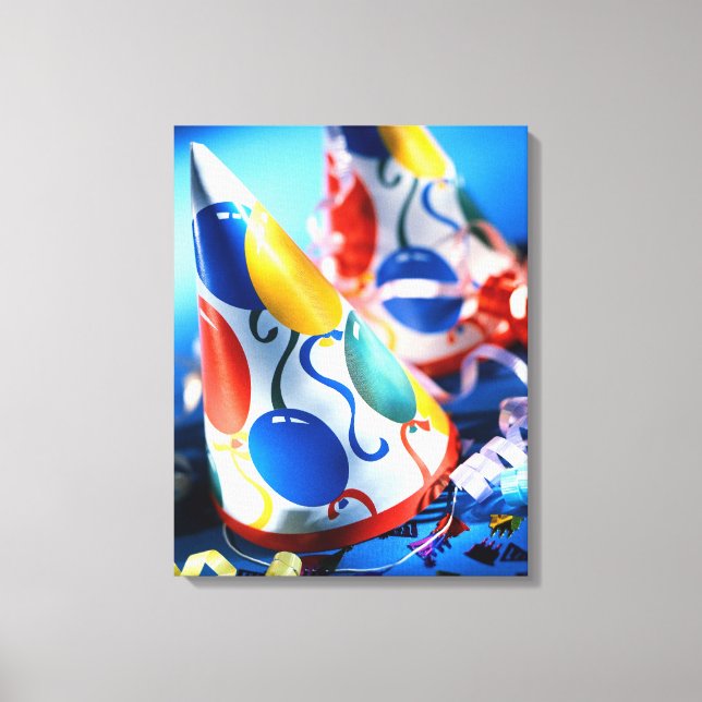 Party Hats Canvas Print (Front)