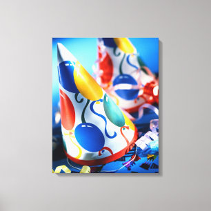 Party Hats Canvas Print