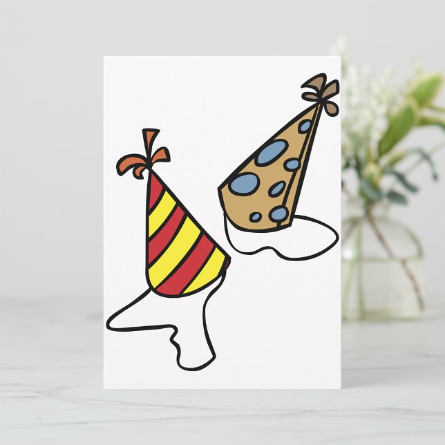 Party Hats Invitations (Creator Uploaded)