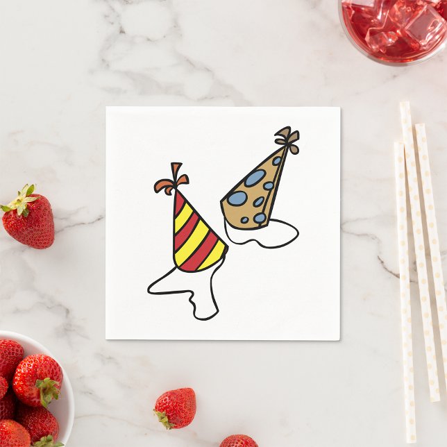 Party Hats Paper Napkins (Creator Uploaded)