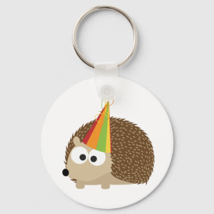 Party Hedgehog Key Ring
