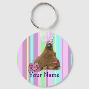 Party Hen Keychain