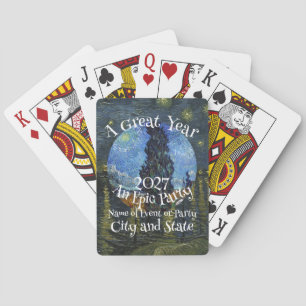 Party HG FV LF Vacation Great Smokey Mountains Tee Playing Cards