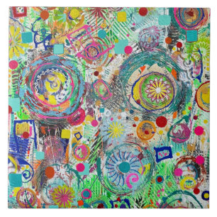 Party in a Box 6 x 6 Ceramic Tile