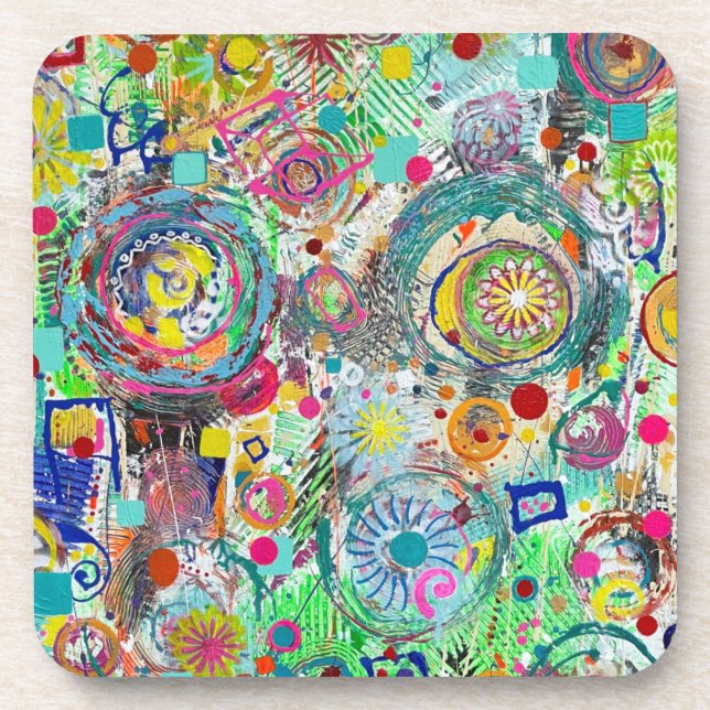 Party in a Box Set of 6 Coasters (Front)