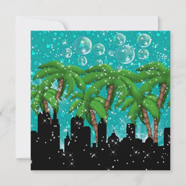 Party in Style Bright Lights - SRF Invitation (Front)