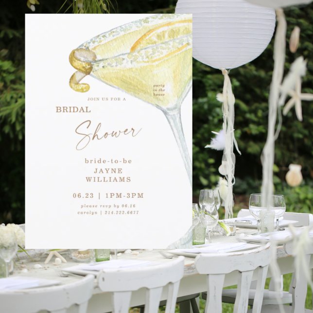 Party in the House Limoncello Bridal Shower Invitation (Creator Uploaded)