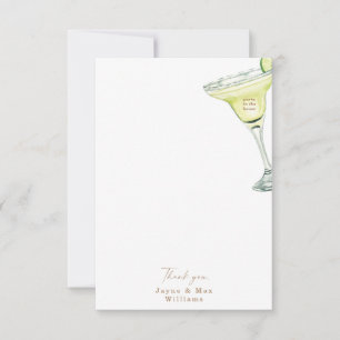 Party in the House Margarita Wedding Thank You Card