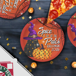 Party in the Patch Halloween Lunch Paper Plates