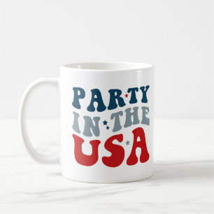Party in the USA, 4th Of July Coffee Mug