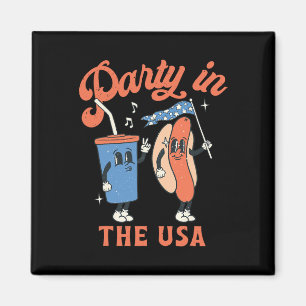 Party In The Usa Funny 4th Of July Shirts Boy Girl Magnet