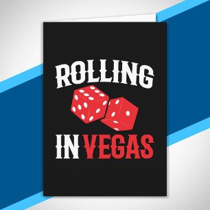 Party in Vegas Rolling in Vegas Las Vegas Trip Card