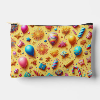 Party in Yellow Accessory Pouch