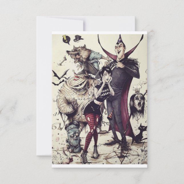 Party invitation  (Front)