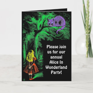 Party Invitation: "Cheshire Cat" Invitation
